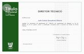Certificados Formações - João Vilhena
