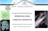 Cristalografia e Mineralogia