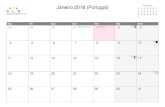 Calendário 2016 - Feriados