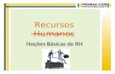 Introdução RH - Noções Básicas de RH