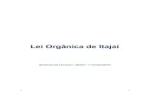 Lei Organica do Município de Itajaí