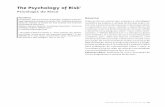 Artigo - Psicologia Do Risco
