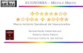Transparências ECONOMIA Micro e Macro Parte II
