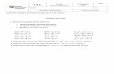 Lista matemática - Eq. 2º grau e funções