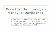 Barbosa Modelos de Tradução Vinay Darbelnet