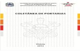 Coletânea de Portarias Do CBMES - 2012