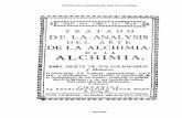 Teofilo - Tratado de La Analisis Del Arte de La Alchemia