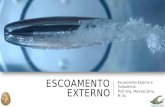 ESCOAMENTO EXTERNO Escoamento Externo e Turbulência Prof. Eng. Marcelo Silva, M. Sc.