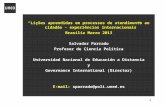 1 “Lições aprendidas em processos de atendimento ao cidadão - experiências internacionais” Brasilia Marzo 2013 Salvador Parrado Profesor de Ciencia Política.