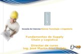 Fundamentos de Supply Chain y Logística Director de curso Ing. José Martin Díaz Pulido.