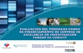 1. Antecedentes 2. Objetivos del estudio 3. Metodología utilizada 4. Principales resultados del análisis del Programa FONDAP 5. Conclusiones y recomendaciones.