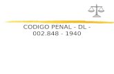 CODIGO PENAL - DL - 002.848 - 1940