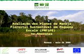 Avaliação dos Planos de Manejo Florestal Sustent ável em Pequena Escala (PMFSPE)  no Amazonas