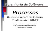 Processos Desenvolvimento de Software Tradicionais – 2014/2