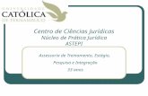 Centro de Ciências Jurídicas Núcleo de Prática Jurídica ASTEPI