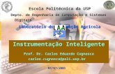 Instrumentação Inteligente Prof. Dr. Carlos Eduardo Cugnasca carlos.cugnasca@polip.br