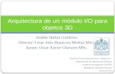 Arquitectura de un módulo I/O para objetos 3D