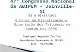 47° Congresso Nacional da ABIPEM - Joinville- SC 03 a 05/07/2013