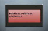 Políticas Públicas – conceitos
