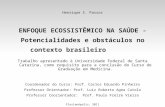 Henrique S. Passos ENFOQUE ECOSSISTÊMICO NA SAÚDE -