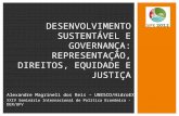 Desenvolvimento Sustentável e governança: representação, direitos, equidade e justiça
