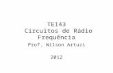 TE143  Circuitos de Rádio Frequência