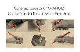 Contraproposta CNG/ANDES  Carreira do Professor Federal