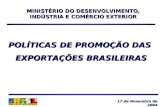 MINISTÉRIO DO DESENVOLVIMENTO, INDÚSTRIA E COMÉRCIO EXTERIOR