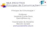 NEA 8910/7910  Princípios de Comunicação I