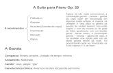 A Suíte para Piano Op. 25 Präludium Gavotte Musette (Gavotte da capo) Intermezzo Menuett Gigue