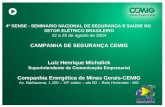 4º SENSE - SEMINARIO NACIONAL DE SEGURANÇA E SAÚDE NO  SETOR ELÉTRICO BRASILEIRO