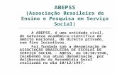 ABEPSS (Associação Brasileira de Ensino e Pesquisa em Serviço Social)