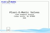 Plast-O-Matic Valves 1384 Pompton Avenue Cedar Grove, NJ 07009 EUA