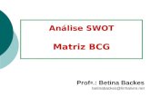 Análise SWOT Matriz BCG