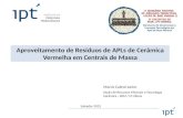 Marsis Cabral Junior Seção de Recursos Minerais e Tecnologia Cerâmica - SRM /  CT-Obras