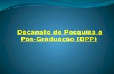 Decanato de Pesquisa e Pós-Graduação (DPP)