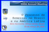 O Processo de Remessas no Brasil e na América Latina