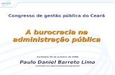 A burocracia na administração pública