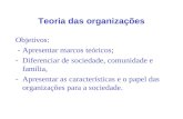 Teoria das organizações