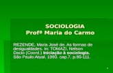 SOCIOLOGIA  Profª Maria do Carmo