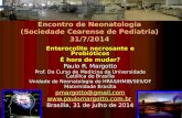 Encontro de Neonatologia (Sociedade Cearense de Pediatria) 31/7/2014