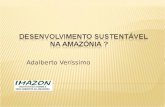 Desenvolvimento sustentável       na Amazônia ?