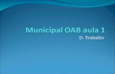 Municipal OAB aula 1