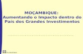 MOÇAMBIQUE:  Aumentando o Impacto dentro do País dos Grandes Investimentos
