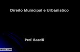 Direito Municipal e Urbanístico