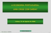 A ECONOMIA PORTUGUESA: UMA CRISE COM SAÍDA?