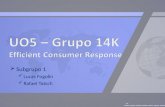 UO5 – Grupo 14K Efficient Consumer  Response