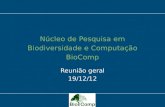 Núcleo de Pesquisa em Biodiversidade e Computação BioComp