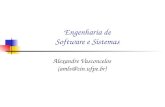 Engenharia de Software  e Sistemas