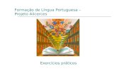 Formação de Língua Portuguesa –  Projeto Alicerces